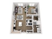 A4 floor plan Aria on the Row