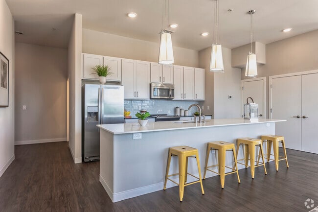 1HAB, 1BA - 1111 ft² A - Cocina - Park Fountains