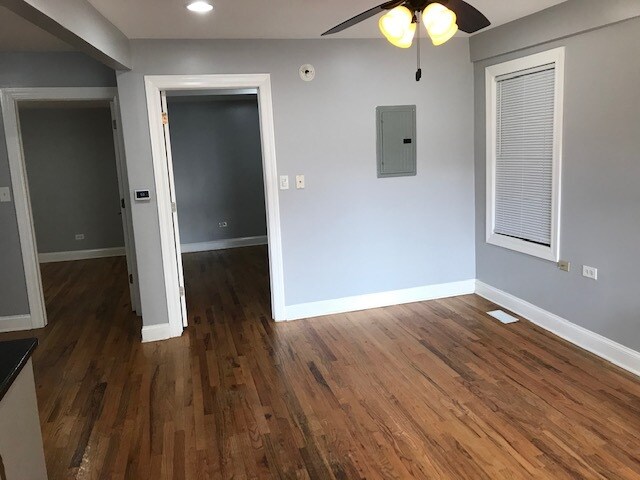 Unit 1 - Family Room with Bedroom Entrances - 1854 S Allport St Unit 1R