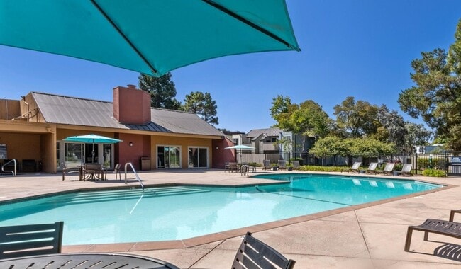 Resort-style swimming pool