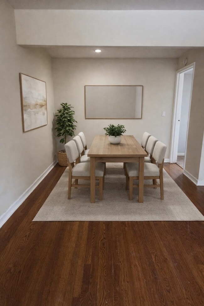 Dining Area Virtually Staged - 26-02 High St Unit F