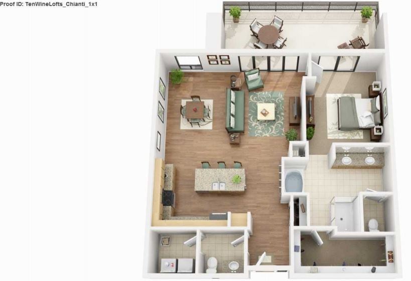 Floor Plan - Chianti Penthouse