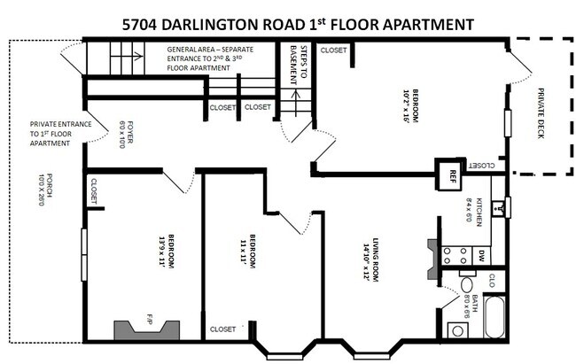 Photo - 5704 Darlington Rd Unit 1st Flr June 1