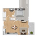Azalea | 1x1 | 868 sqft