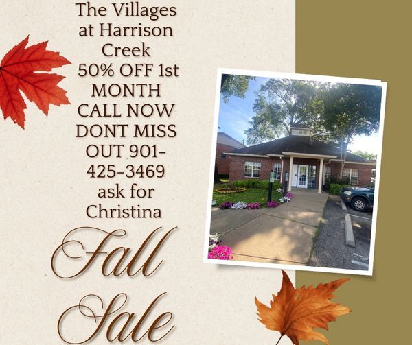 Villages at Harrison Creek- 50% off 1st month - Villages at Harrison Creek- 50% off 1st month Apartments