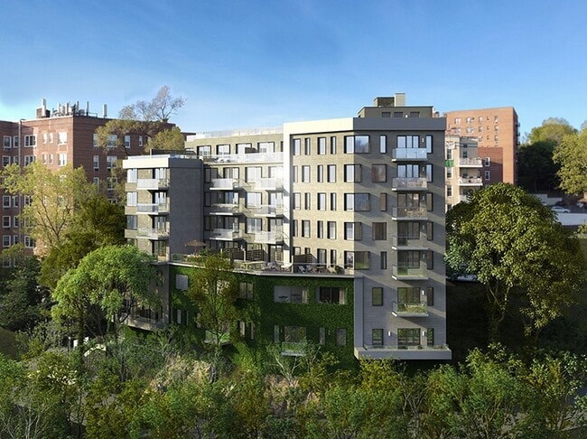 Rear View - The Henry Apartments