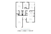 Your cozy cottage escape. The Sebastian combines two spacious bedrooms, an attached garage, and charming details like vaulted ceilings and a private patio.