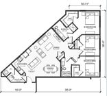 Oak floor plan The Jameson at Kincora