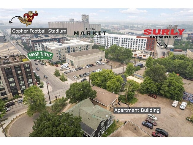 Cerca de Surly, Malcolm Yards, Fresh Thyme, Light Rail y U of M. - 15 Malcolm Ave SE Unidad 3