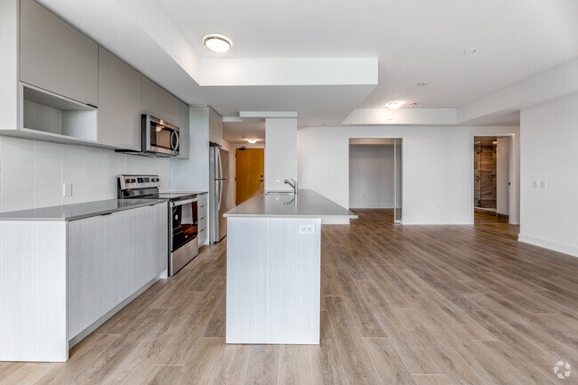 3BR, 2BA - 1,384SF - Kitchen/Living Room
