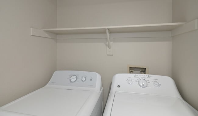 The convenience of in-unit laundry room