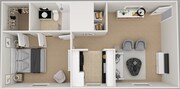 1 Bed 1 Bath