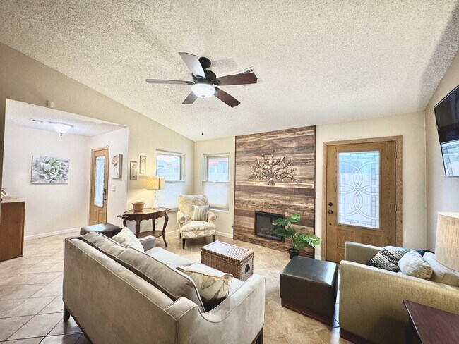 Fully Furnished Henderson Rental Near Cadence | 2 Bed Home w/ Solar + Backyard | Close to Cowabun...
