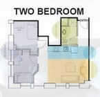 2BR/1BA