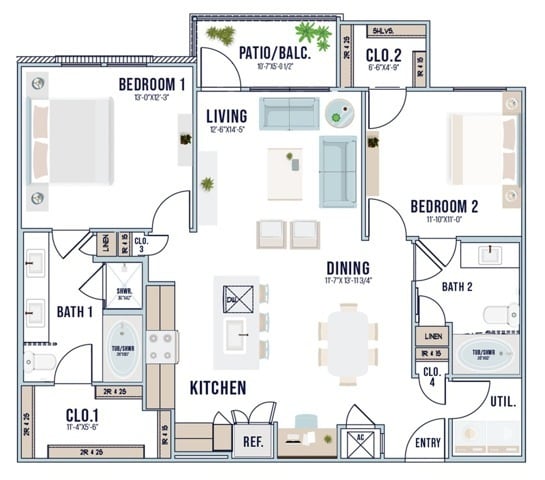 B5 | 1154 sq ft - B5