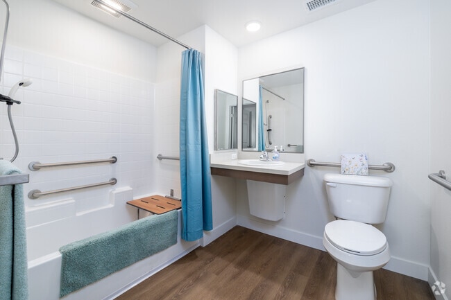 1BR, 1BA - 573SF - Bathroom - South River Village