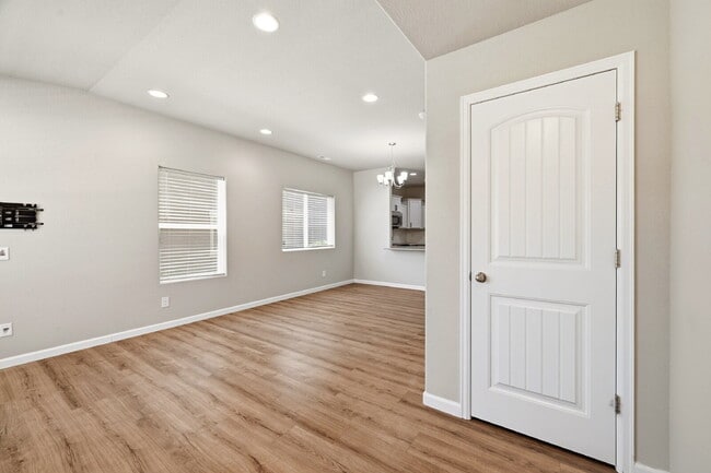 Photo - $1,945.95, 2-bed, 2.5-bath, located in Colorado Springs with a one-car extended garage.