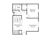 One Bedroom Garden