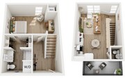 Explore the elegance of this chic duplex, perfect for modern living.