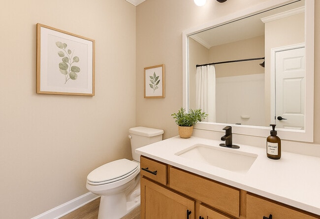 Newly Renovated bathroom