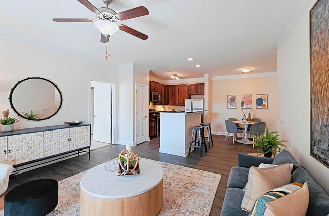Living Room at Alcove Garner in Garner, NC - Alcove Garner Apartments