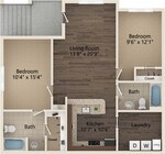 Brevard floor plan Ayrsley Lofts
