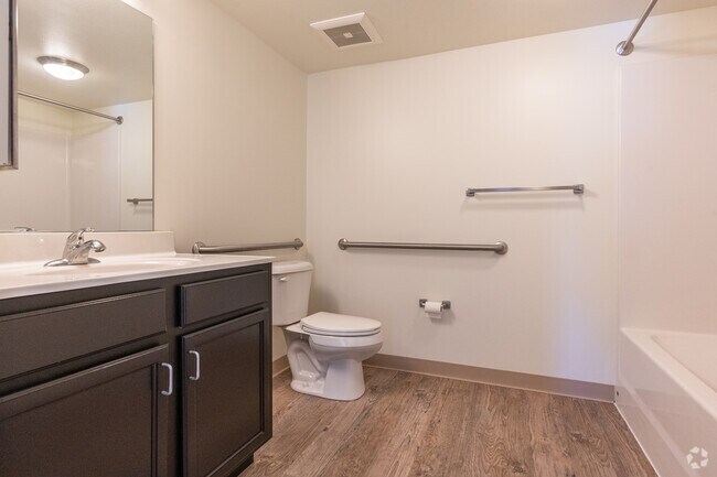 1BR, 1BA - Bathroom - Morton Estates Apartments
