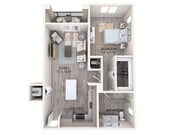 1 Habitación 1 Baño