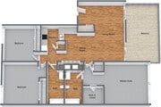 The Meridian 3 Bedroom 2 Bath