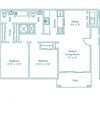 2 Bedroom 1.5Bath