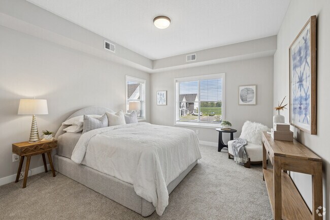3BR, 2BA - 1,450SF - Primary Bedroom