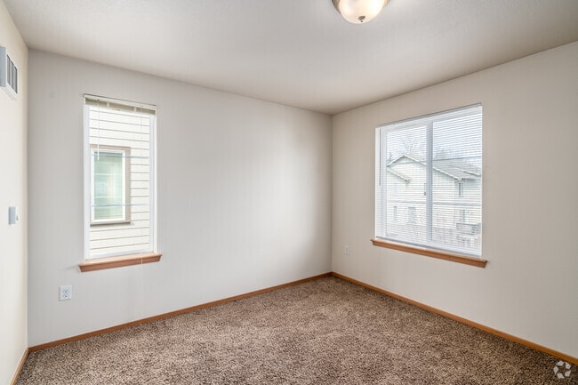 2BR, 2.5BA - 1,106SF - First Bedroom