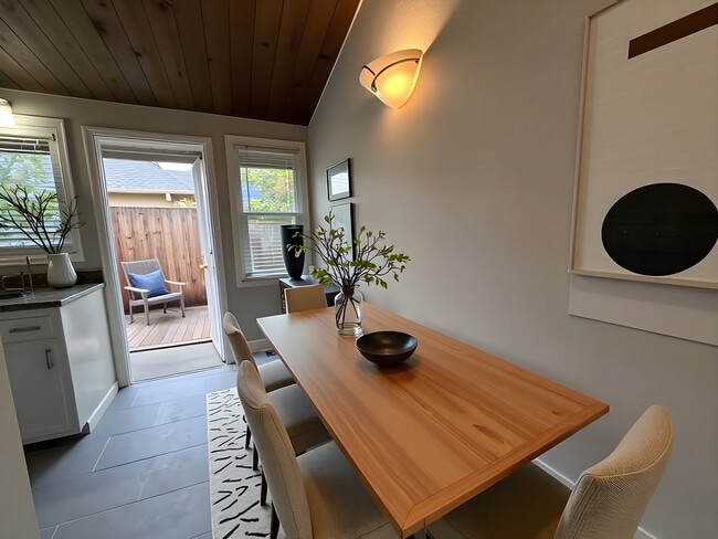 studio dining area - 2323 San Juan Ave