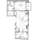 One Bedroom – Plan 8