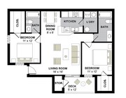 Hampton 2 Bed, 2 Bath