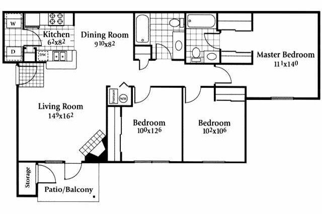 3BR/2BA - Pebble Beach (Downstairs)