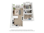 1-Bedroom 1-Bathroom | 823 sqft