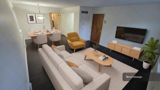 Sala de estar frente al comedor - 44 S Lansdowne Ave Unidad 101