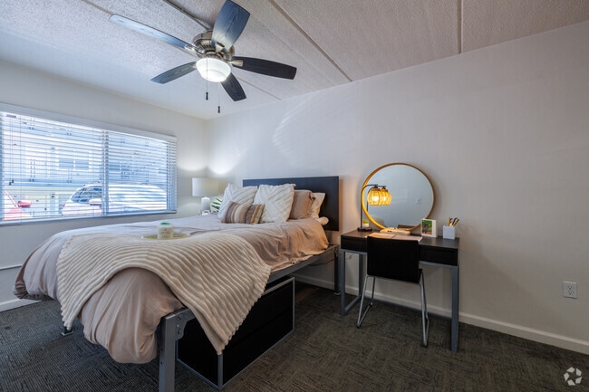 A2 - 1BR, 1BA - 540SF - Bedroom