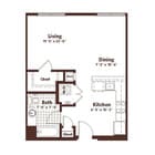 Osprey Cove - E-S1 - 1 Beds - 1 Baths - 605 Sq. ft.