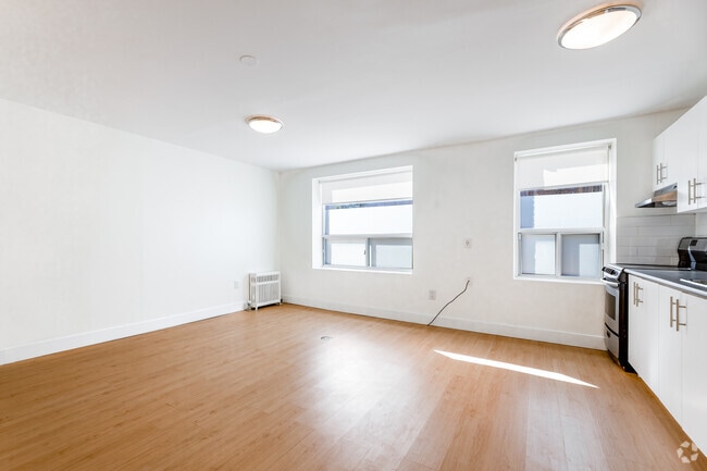 1BR, 1BA - 501SF - Living Room - The Latimer Apartments