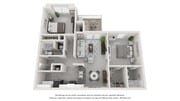 A 3D rendering of The Villa