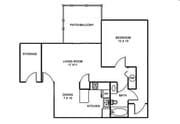 1BR/1BA