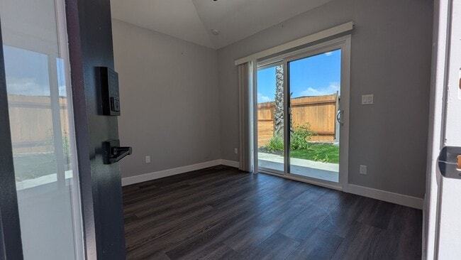 Photo - Fenced Private Yard in Newer Build Studio Home for Rent, Available Immediately Unit 6736 Thomson Court