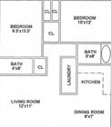 2BR/2BA