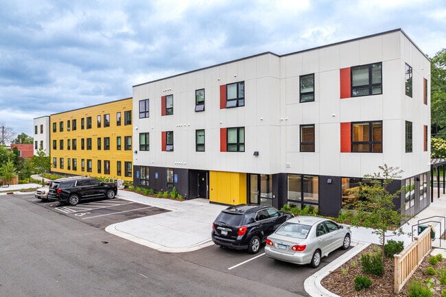 Rear of Building and Parking