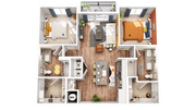 B1 floor plan Broadstone Oak City