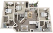 Three Bedroom Two Bath
