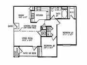 2BR/1BA