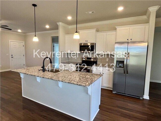 Photo - Modern 3-Bed, 2-Bath Home with Fenced Yard